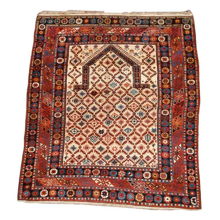 Durga Rugs Dhurrie Prayer Rug from India For Sale at 1stDibs