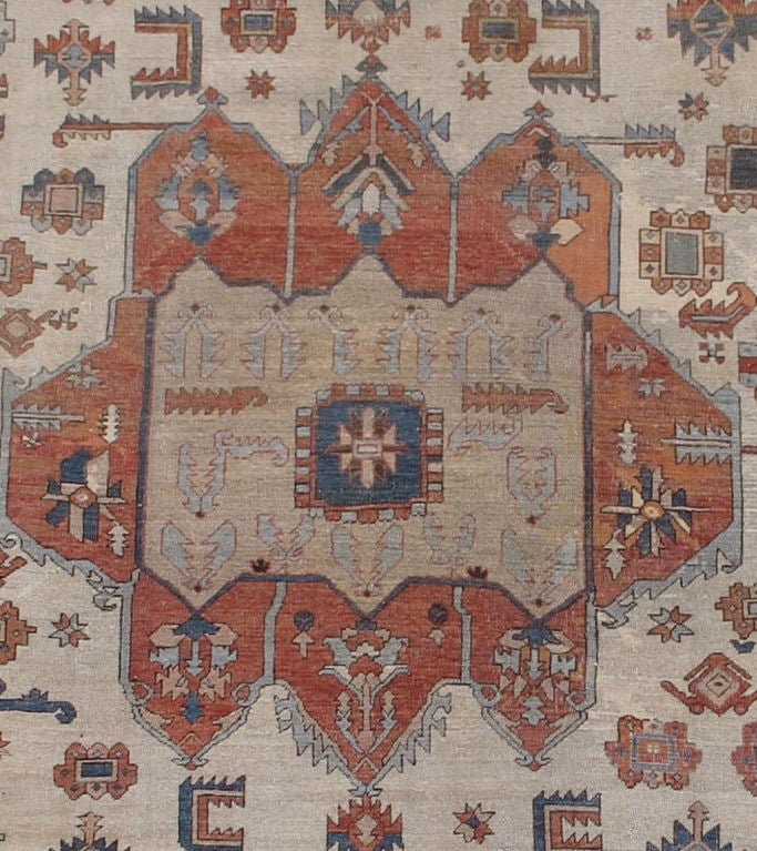 Antique Serapi Rug