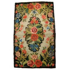 Early 20th C American Hooked Rug