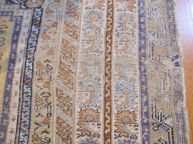 Turkish Kula Scatter Rug in Lovely Soft Gold Tones 2