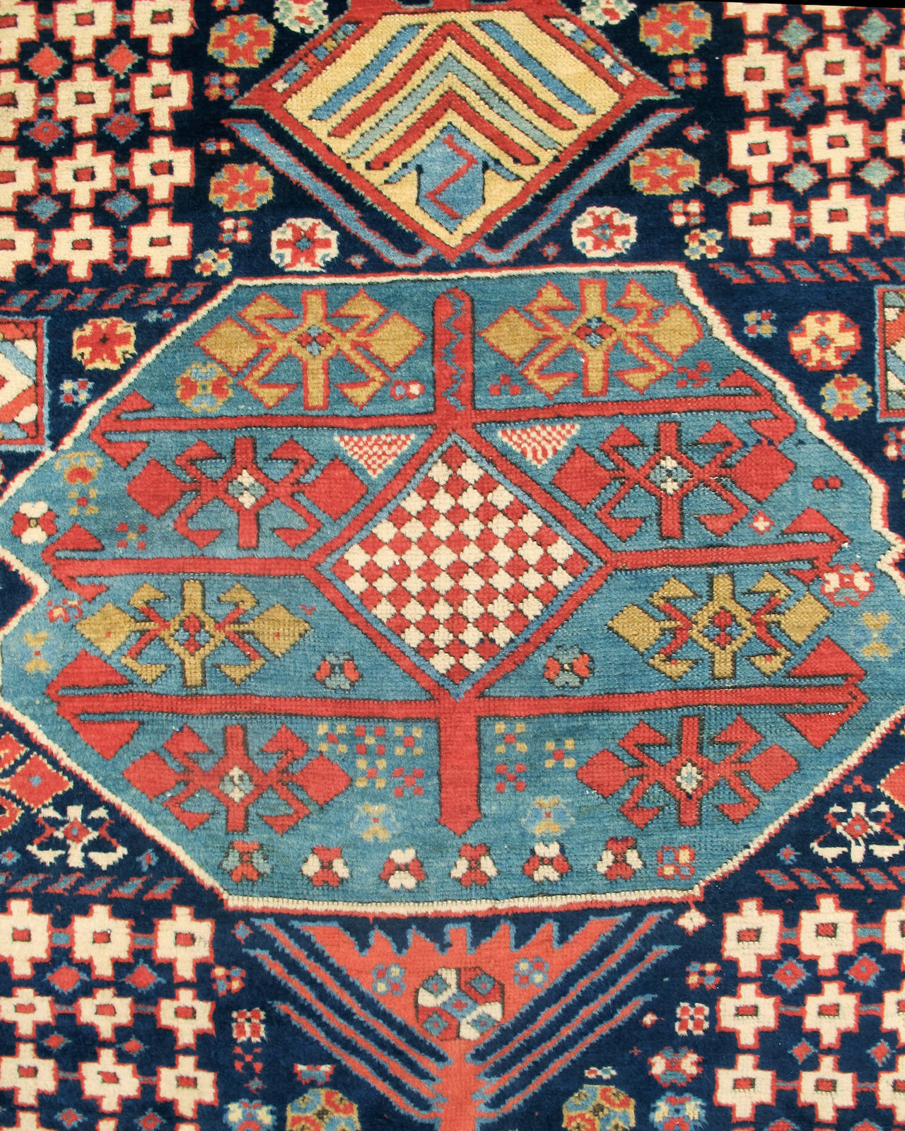 19th Century Celestial Akstafa Caucasian Rug
