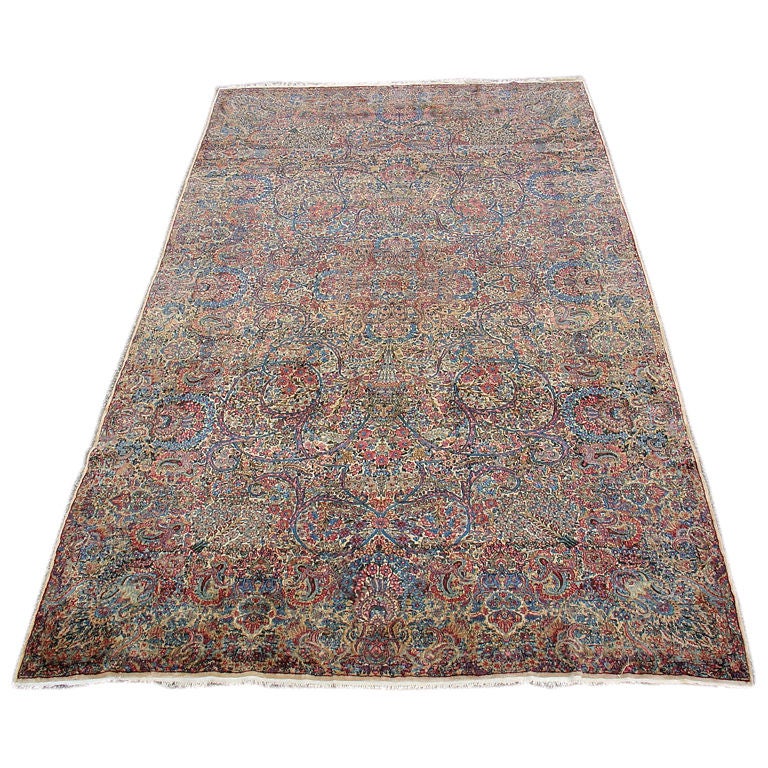 Vintage Kirman Rug