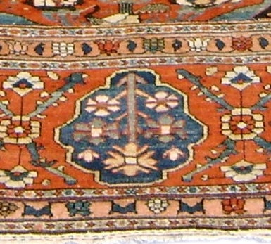 Antique Bakhtiari Rug 1