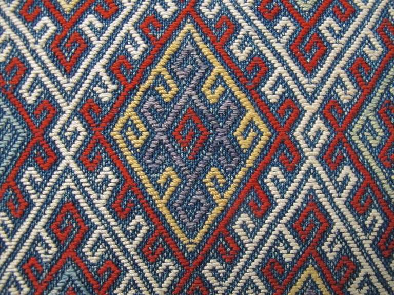 19th Century Fine Silk Flat-Weave In Excellent Condition For Sale In San Francisco, CA