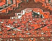 Saryk Chuval Zelttasche aus dem 19. Jahrhundert (Turkmenisch) im Angebot
