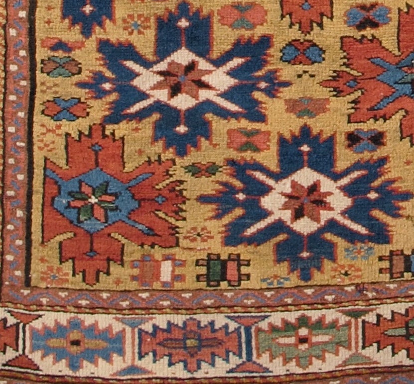 Late 19th Century Kuba Rug 1