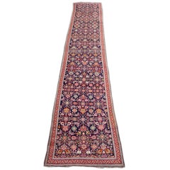 Vintage Caucasian Karabagh Runner, Early 20th Century 