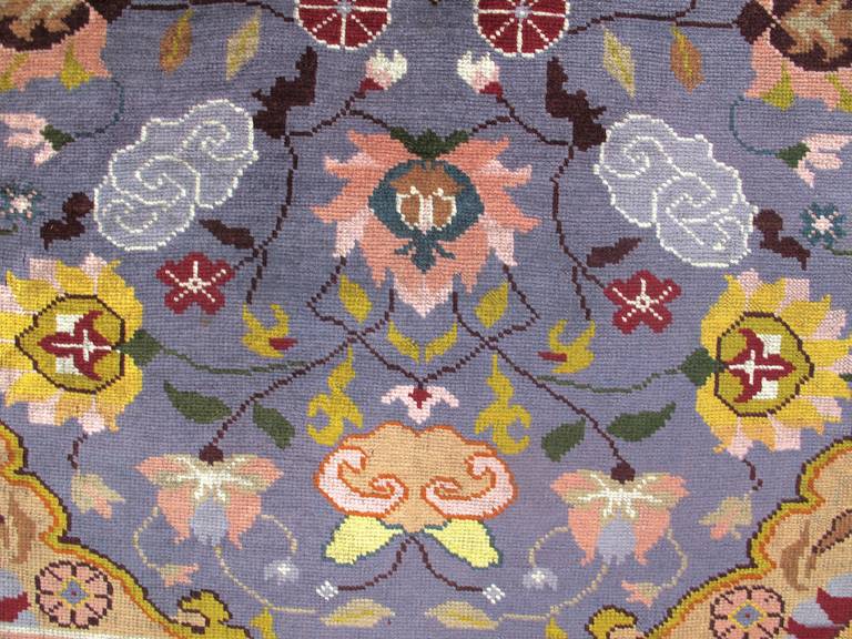 Art Nouveau Turkish  Arts and Crafts Carpet