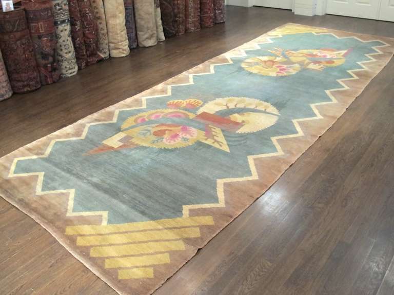 French Art Deco Carpet In Excellent Condition For Sale In San Francisco, CA