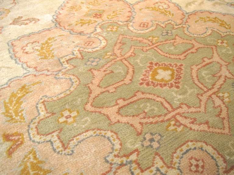 19th Century Oushak Carpet For Sale