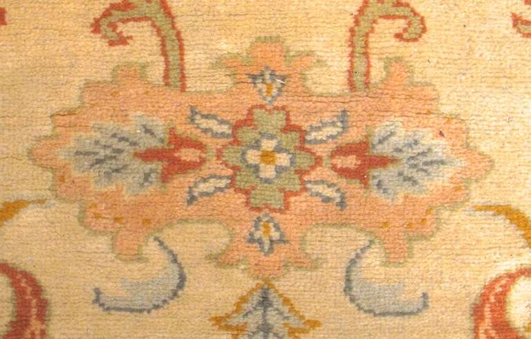 Cotton Oushak Carpet For Sale