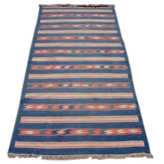 Early 20th Century Flat-Weave Dhurrie Rug