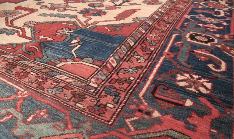 Persian Serapi Carpet In Excellent Condition In San Francisco, CA