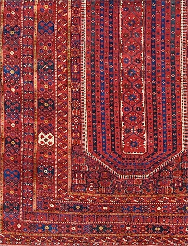 Wool Mid 19th Century  Bashir Gallery-Sized Carpet For Sale