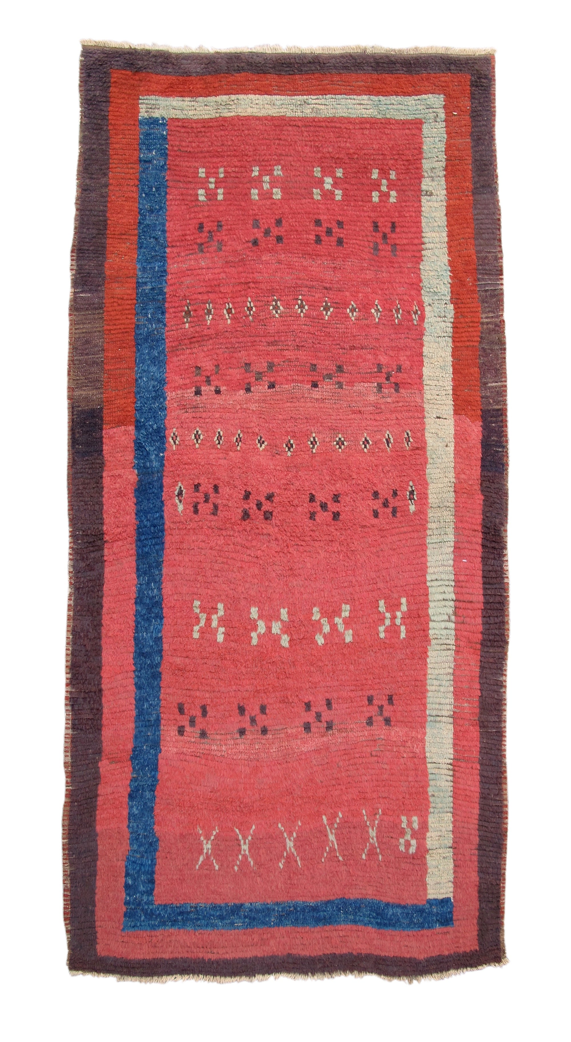 Mid 19th Century Red Anatolian Village Rug For Sale