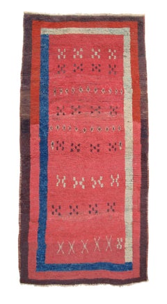 Mid 19th Century Red Anatolian Village Rug