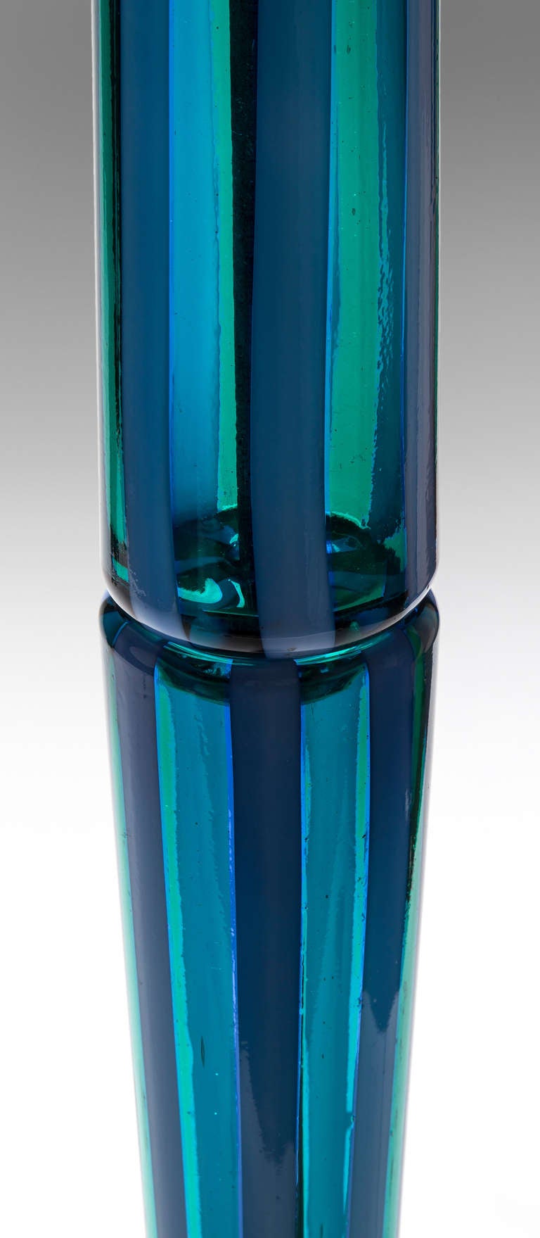 Italian Fulvio Bianconni for Venini: A Rare Murano Glass Floor Lamp