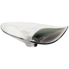 Per Lutken for Holmegaard, A Unique Amorphic Glass Bowl