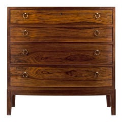 A Rosewood Commode by Ole Wanscher for Iversen