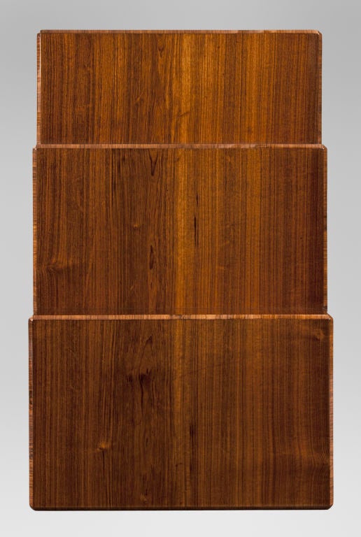 An Art Deco Walnut and Cherry Side Table by Eugene Schoen 1