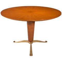 Paolo Buffa: A Mahogany Circular Dining or Center Table