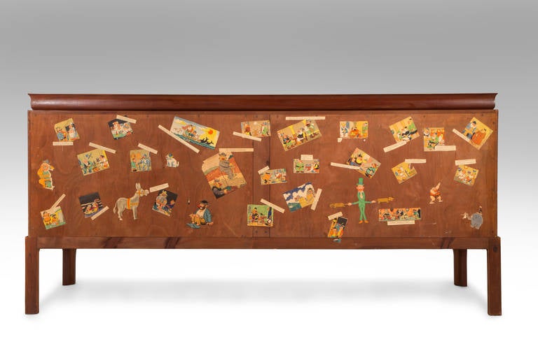 20th Century Kaj Gottlob for A.J. Iversen: A Rare and Important Mahogany Sideboard Cabinet