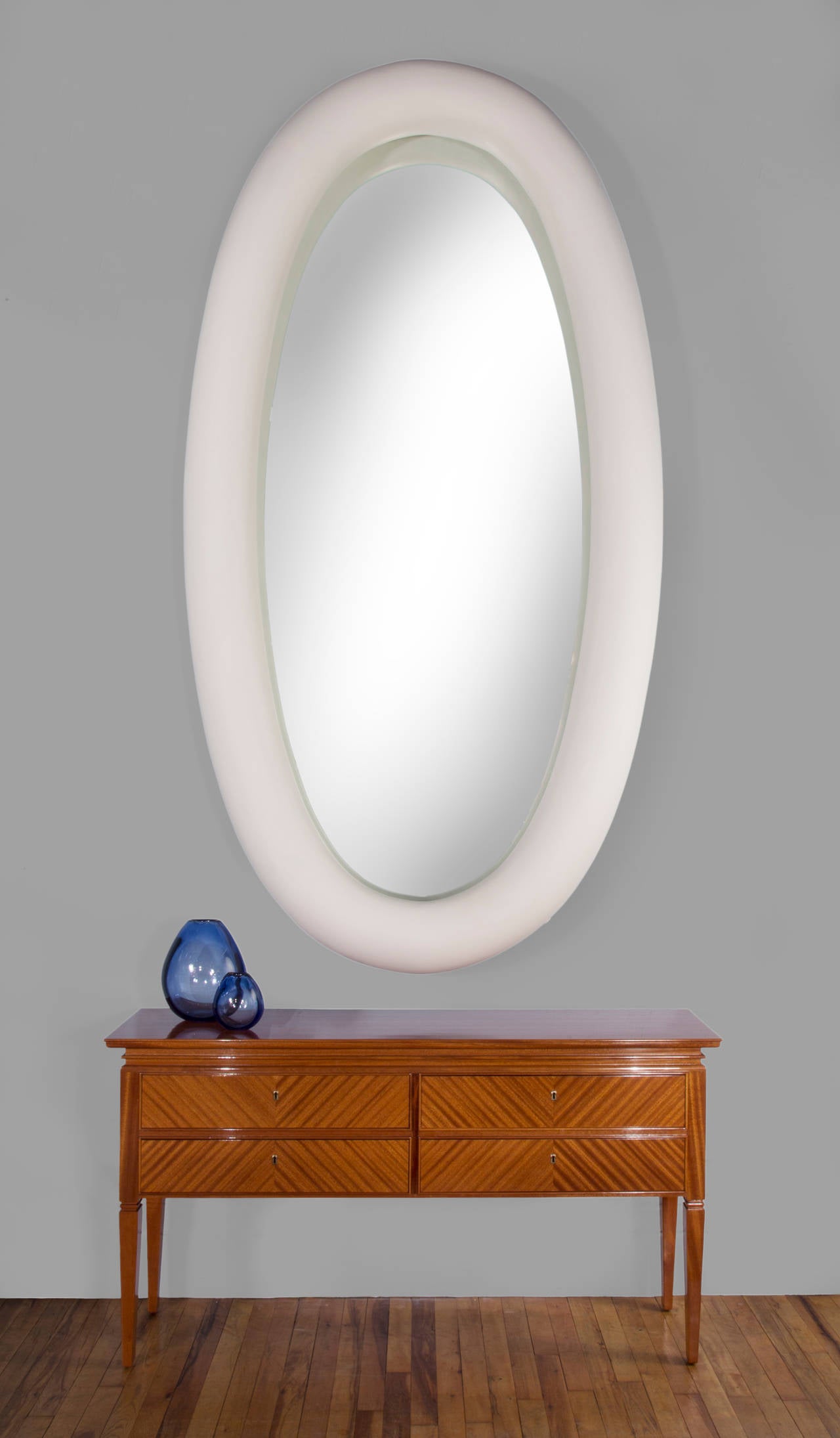 Modern Garouste & Bonetti, Unique and Monumental French Plaster Mirror For Sale