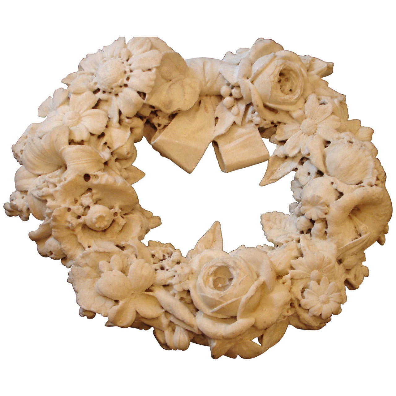Marble Wreath For Sale