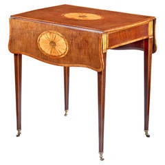 Marquetry Pembroke Table