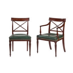 Used A set of eight Regency mahogany dining chairs