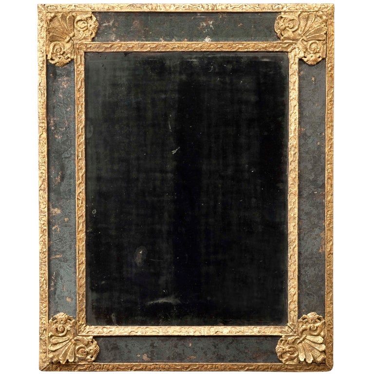 Regence border glass mirror