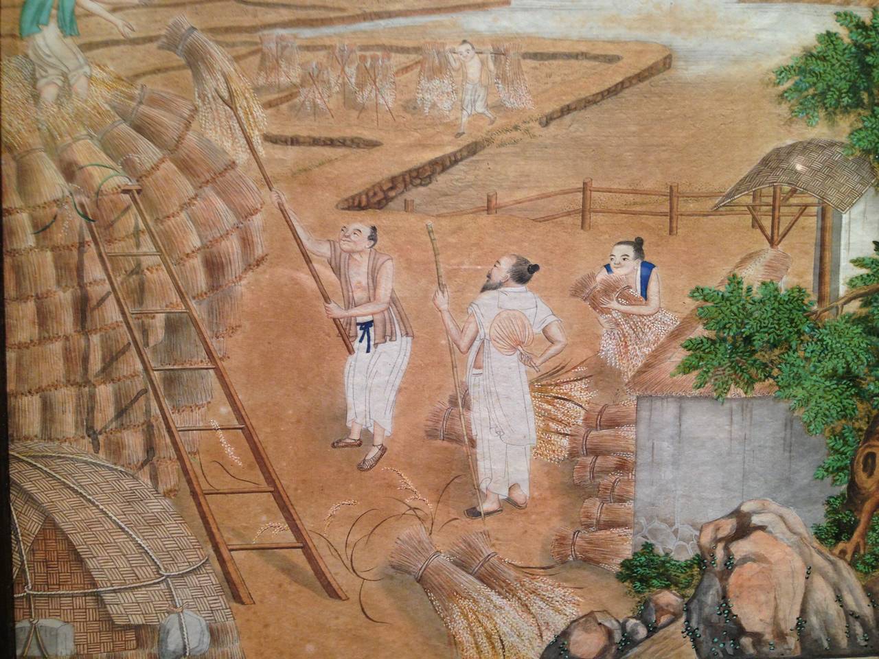 Chinese Export Chinese Paintings, Set of 18 For Sale