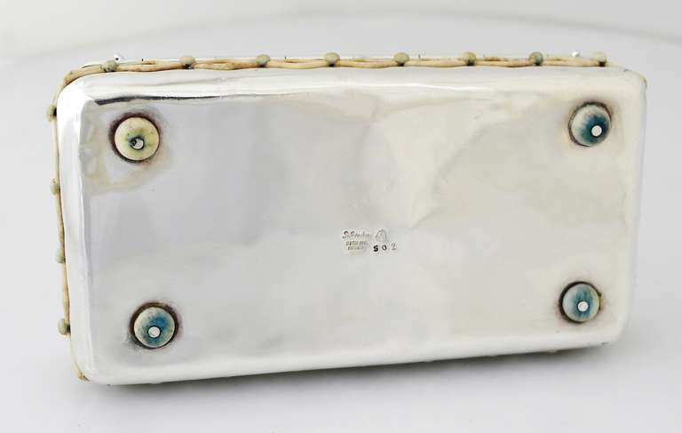 Salvador Teran Sterling Silver Box, 1960, Rare For Sale 2