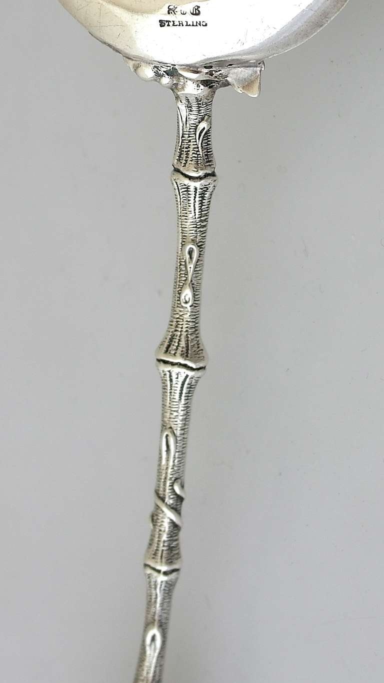 Gorham Sterling Silver Pie Server - Rare Bird's Nest Pattern - 1870 4