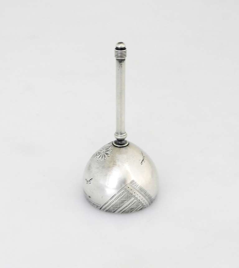 Gorham Aesthetic Sterling Silver Bell In Excellent Condition In New York, NY