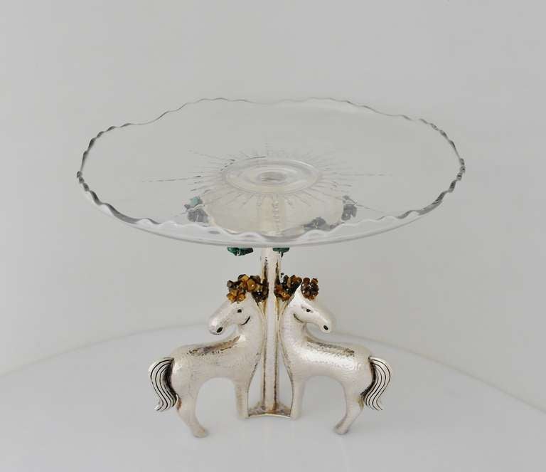 Emilia Castillo Sterling Silver Figural Equine Centerpiece 2