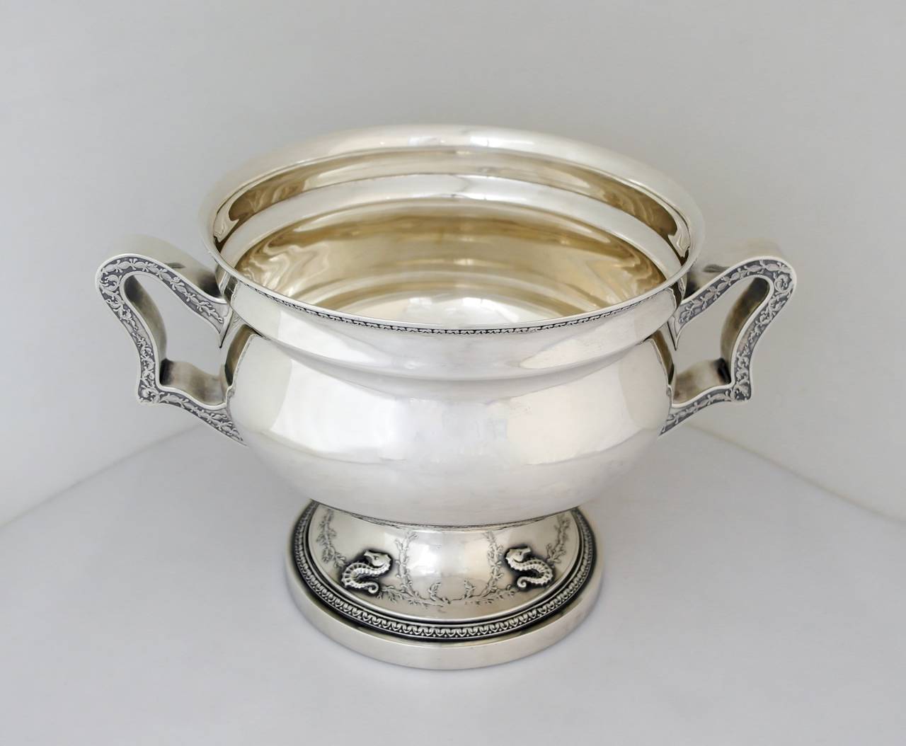 Gorham Sterling Silver Special Order Large Wine Bucket, circa 1912 3