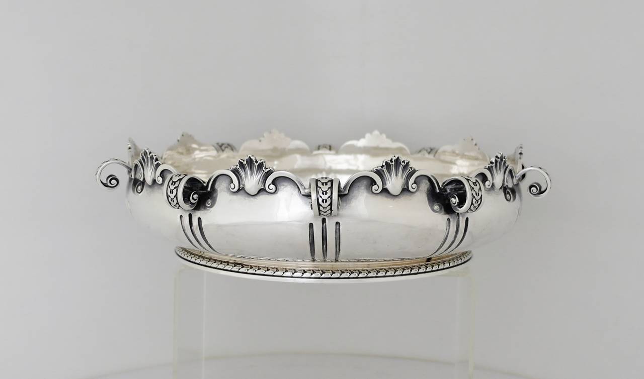 William Comyns for Tiffany Sterling Silver Large Centerpiece Bowl 1