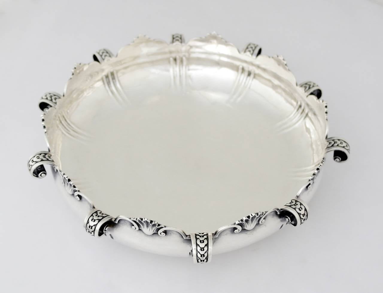 William Comyns for Tiffany Sterling Silver Large Centerpiece Bowl 2