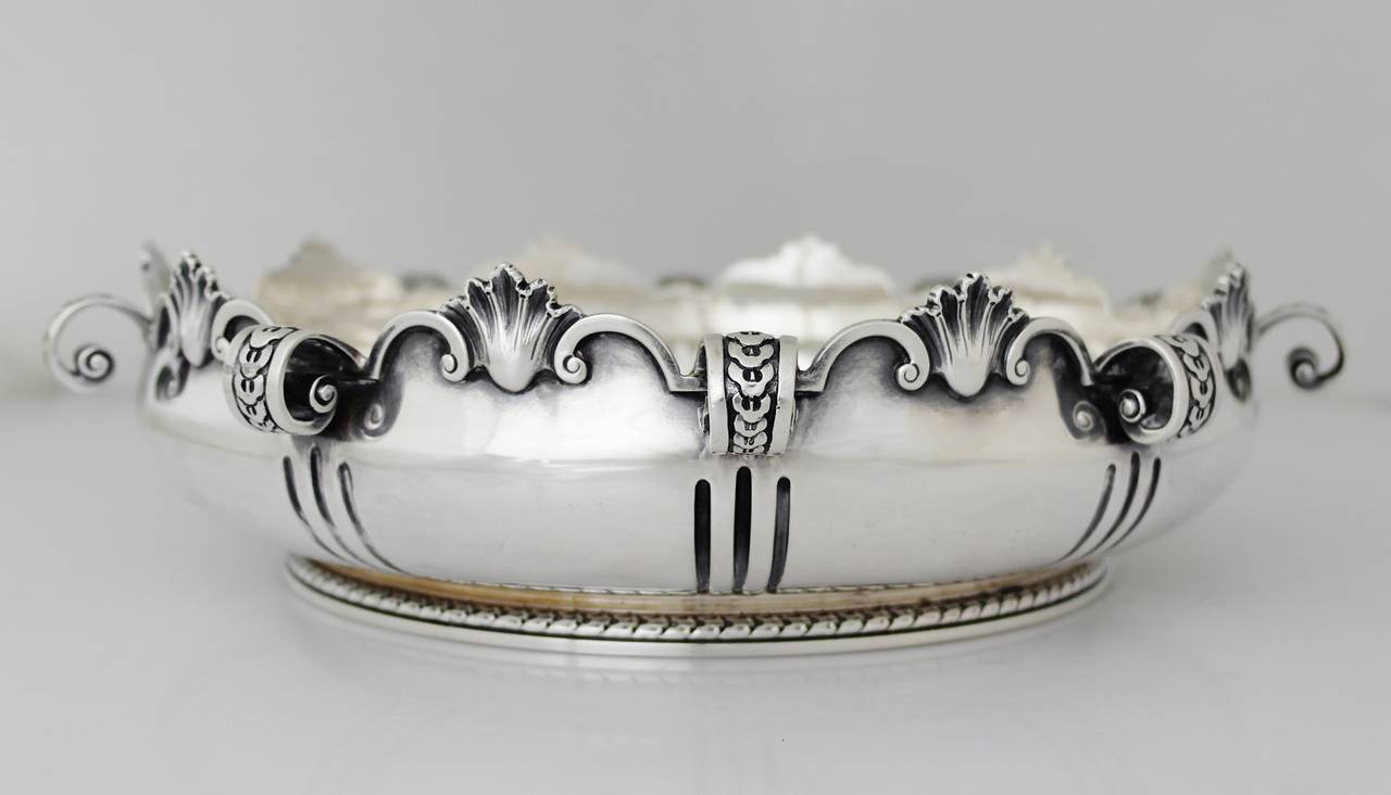William Comyns for Tiffany Sterling Silver Large Centerpiece Bowl 3
