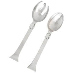 Antonio Pineda Sterling Silver Salad Set