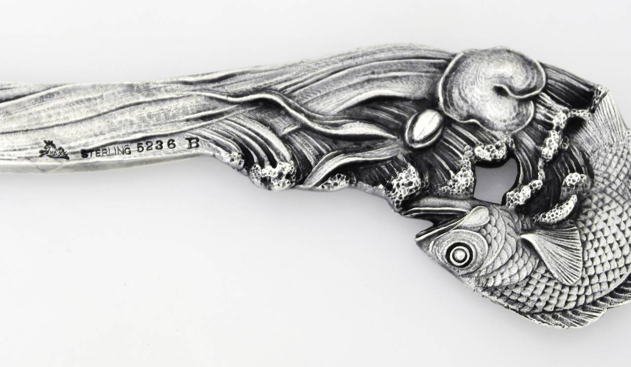 Late 19th Century Mauser Art Nouveau Sterling Silver Letter Opener