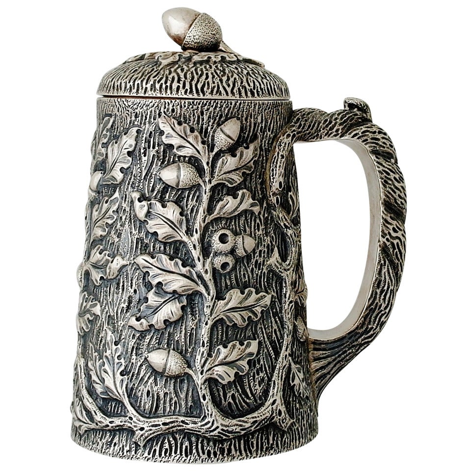 Superb Kirk 
Son Coin Silver Cann with Removable Lid