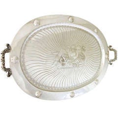 Monumental Tane Mexico Sterling Silver Serving Tray