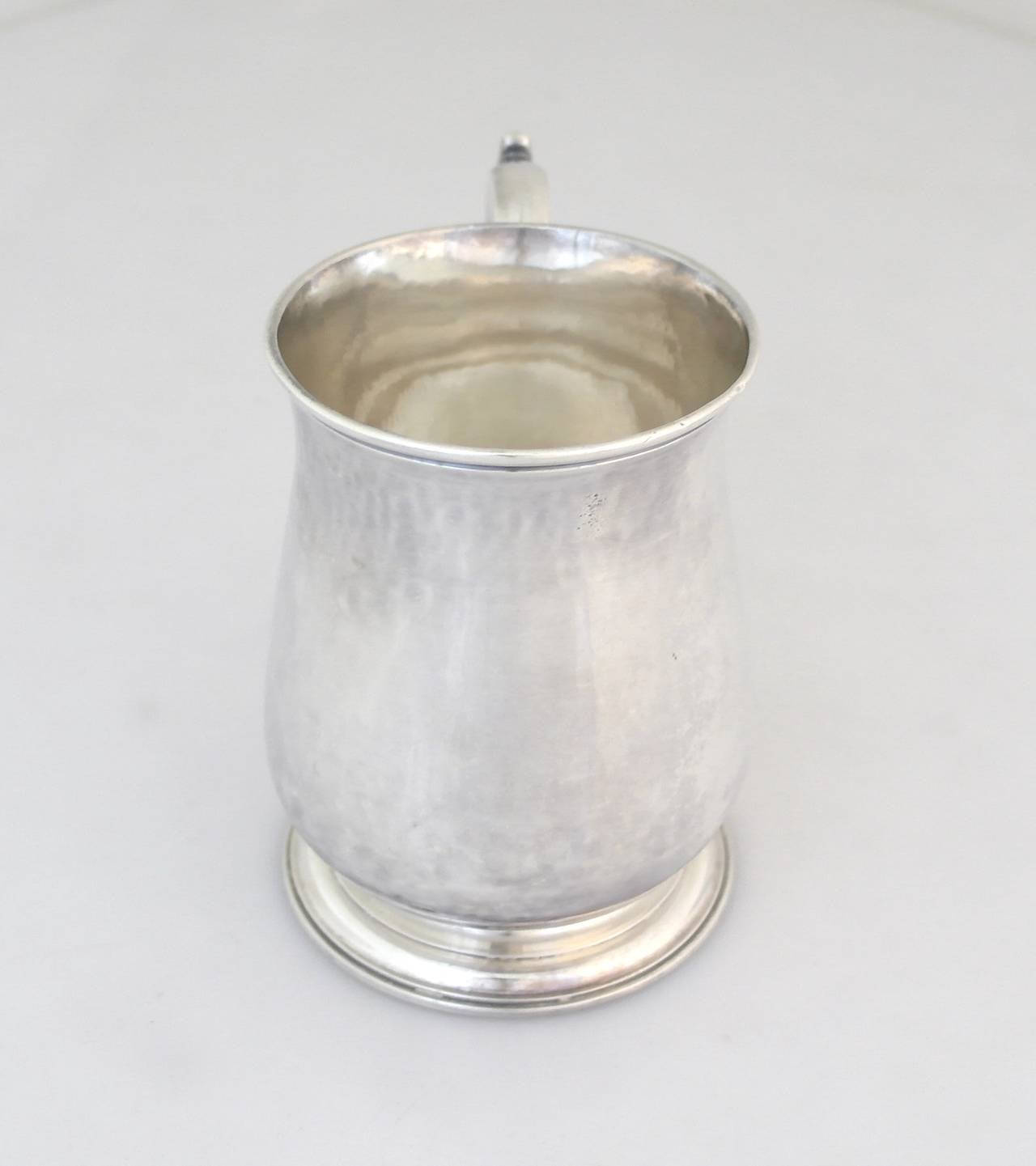 Important Sterling Silver Tankard, Richard Bayley, London, circa 1745 In Excellent Condition In New York, NY