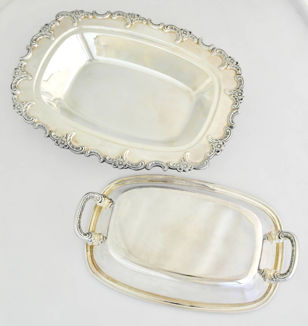 German Sterling Silver Covered Serving Dish at 1stDibs