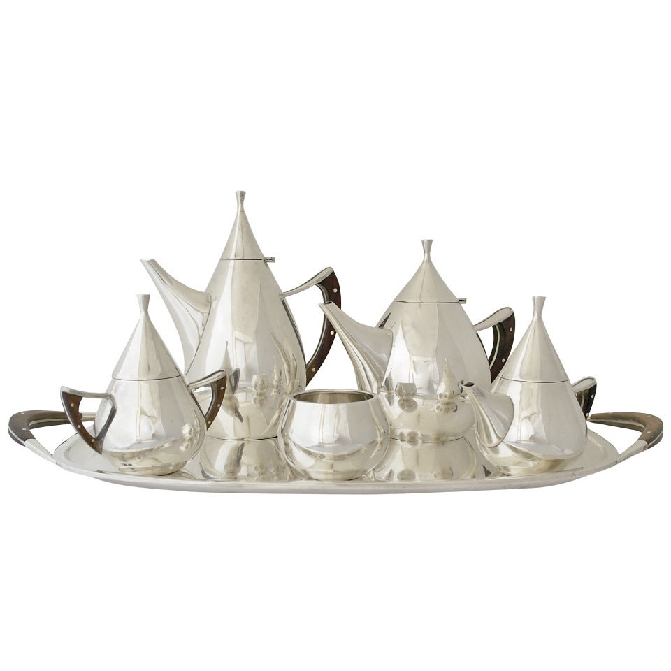 Codan Taxco Sterling Silver Coffee & Tea Service