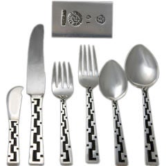 Rare Los Castillo Fltware Set 75 Pieces 94 Ozs. 1955