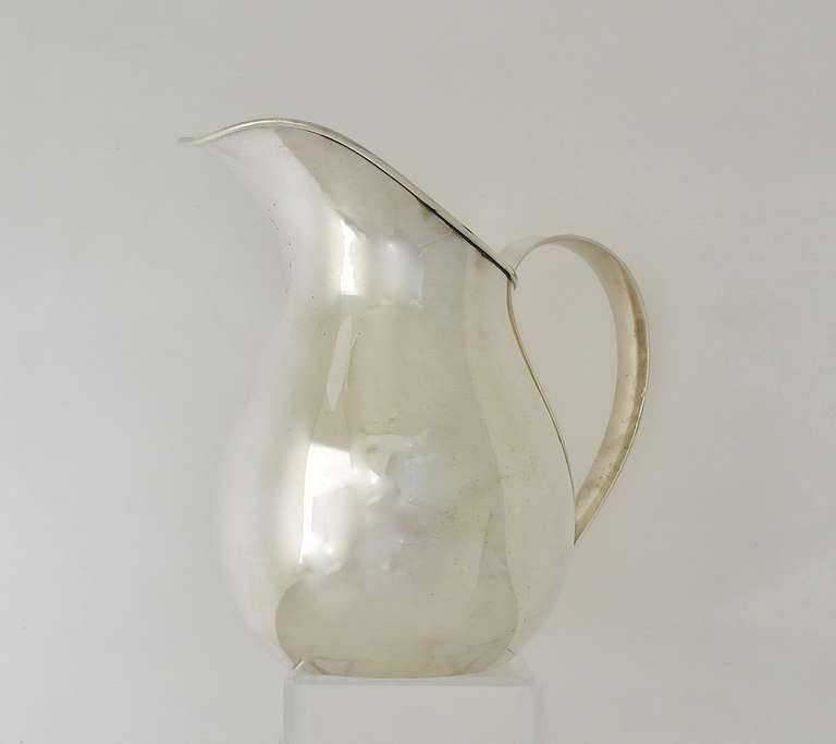 American Allan Adler Sterling Silver Moderne Pitcher
