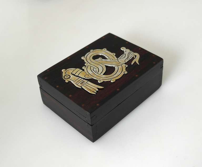 William Spratling 1940 Sterling Silver & Rosewood Box 1